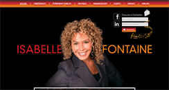 Desktop Screenshot of isabellefontaine.ca